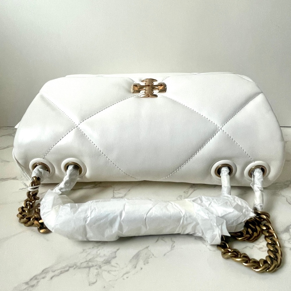 New Tory Burch Kira Diamond Quilt Large Convertible Shoulder Bag - Picture 8 of 12